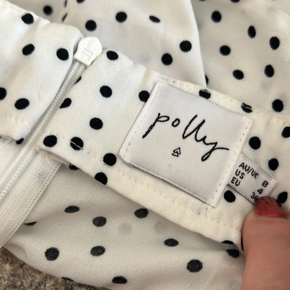 Princess Polly Black and White Polka Dot Skirt - Picture 9 of 10